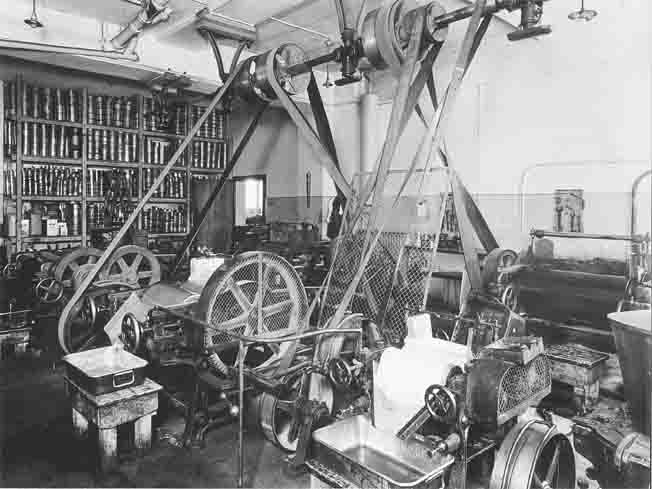 Alte Produktionsmaschine