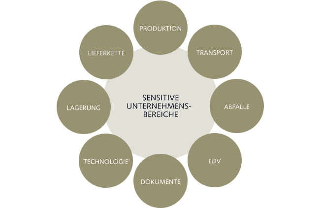 Sicherheitslücken im Unternehmen Kritische Sicherheitslücken im Unternehmen - Sensitive Unternehmensbereiche